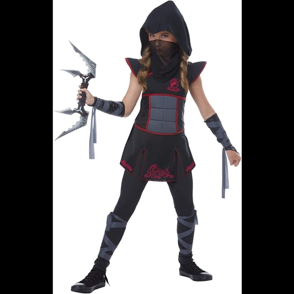 Girls Fearless Ninja Costume